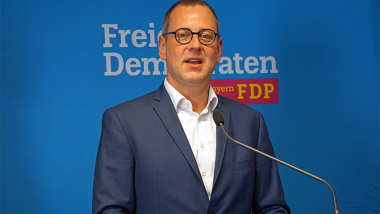 Michael Ruoff bei der Pressekonferenz am 23. Juni 2025 in München.